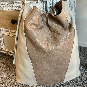 Kelsi Dagger Taupe Hobo Leather Bag
Calf Leather Hobo Bag